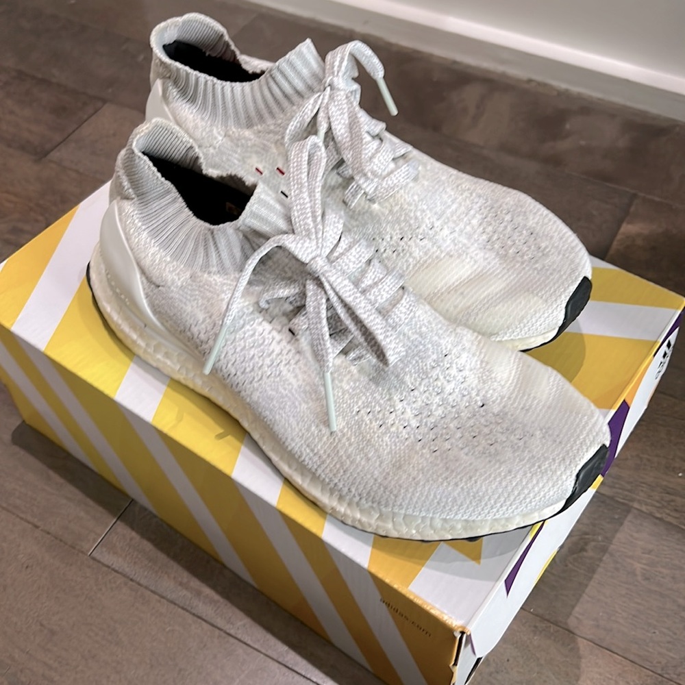 Adidas Ultraboost uncaged running white sneakers